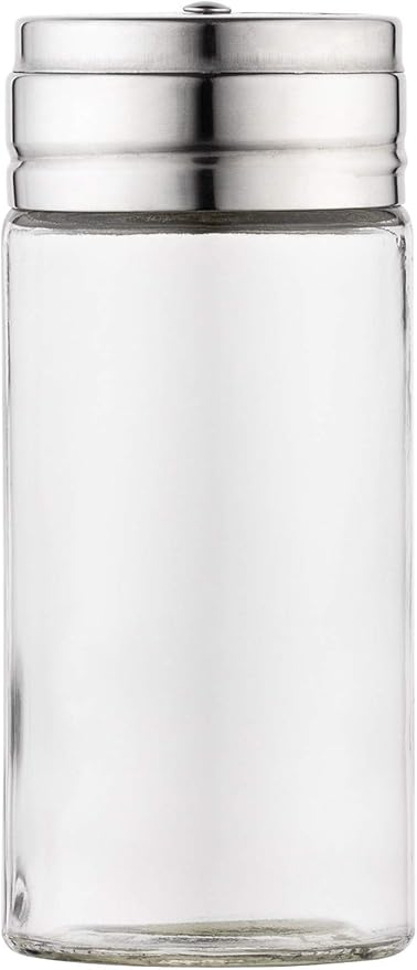 Fox Run 5167 Glass Spice Jar with Stainless Steel Shaker Lid, 6 Ounce, Clear Container for Seasonings, Small (Pack of 2) - Image 6