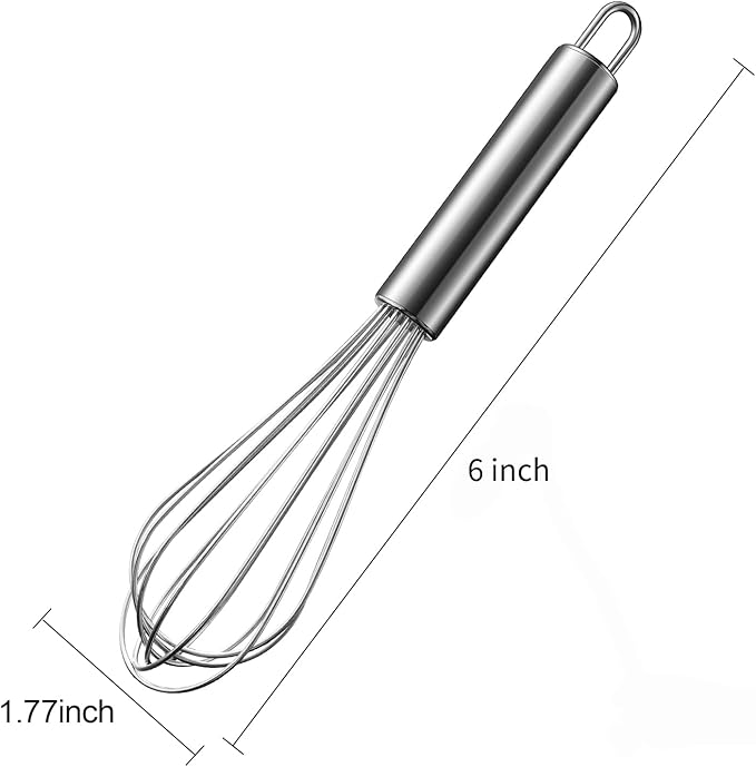 Aniso Stainless Steel Whisk (6 inches, Silver)1 - Image 6