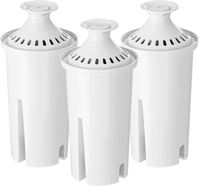 Waterdrop C06 Replacement for Brita® Filters, Pitchers, Dispensers, NSF Certified Pitcher Water Filter, Brita® Classic OB03, Mavea® 107007, 35557, and More, 3 Pack
