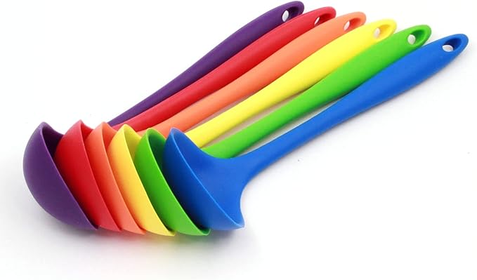 Chef Craft Premium Silicone Cooking Ladle, 11.25 inch, Yellow - Image 3