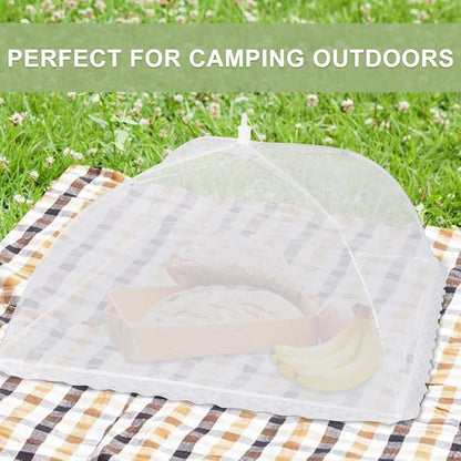 Onarway Food Covers for Outside Mesh: 3 Pack 14 Inch Pop Up Fine Fly Net for Fruit - Collapsible Screen Umbrella Food Tent for Outdoor Picnic Party BBQ - Image 6