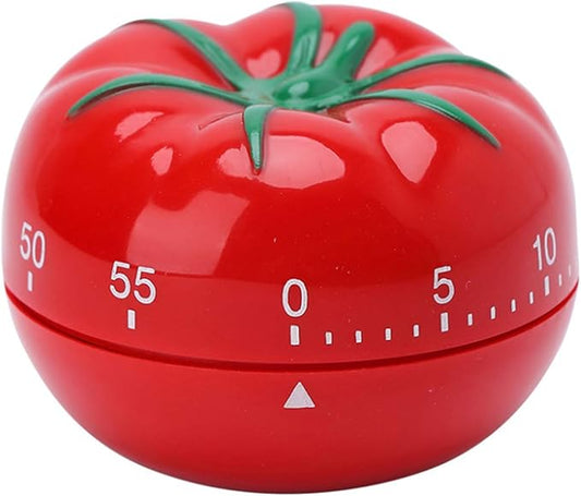 Cute Tomato Shape 360 Degree Rotating Kitchen Cooking Timer Kitchen Craft Mechanical Wind Up 60 Minutes Timer