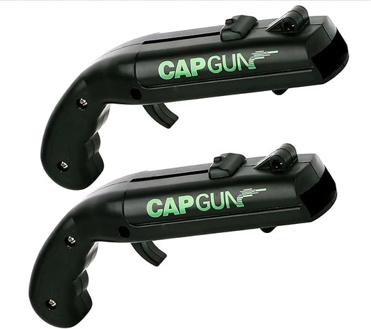 2PCs Black Cap Gun Bottle Opener - Fun and Functional Novelty Beer Bottle Opener with Realistic Design, Gift for Beer Lovers, Parties, and Themed Events
