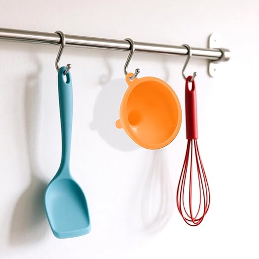 4 PCS Kitchen Silicone Funnel, 4 Colors Kitchen Funnel Set Wide Mouth Funnels for Filling Bottles Small Canning Funnels for Daily Cooking and Water Liquid Oil or Powder Transfer - Image 4