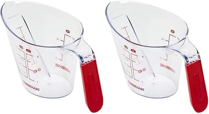 Farberware Pro Angled Measuring, 1-cup, Red (Pack of 2) by Farberware