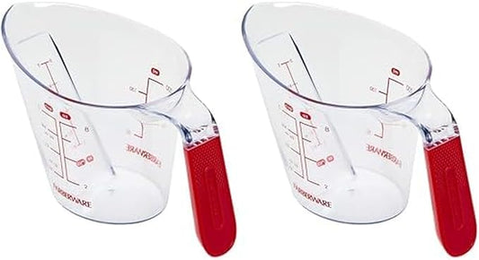 Farberware Pro Angled Measuring, 1-cup, Red (Pack of 2) by Farberware
