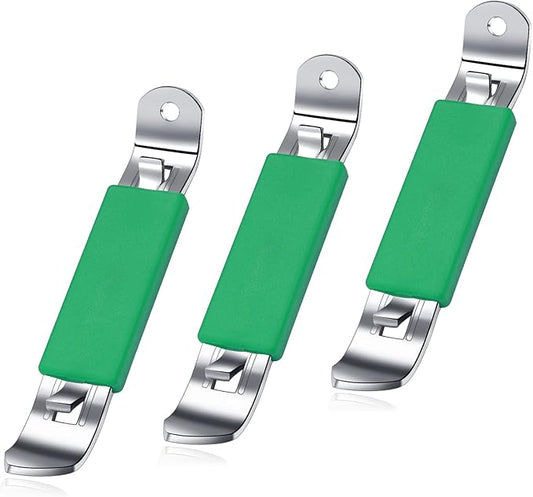 3 Pieces Magnetic Bottle Openers Can Opener Classic Beer Opener Stainless Steel Small Bottle Opener Can Tapper with Magnet for Camping and Traveling HANCELANT by HANCELANT