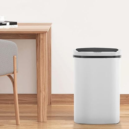 FDW Garbage Can 13 Gallon 50 Liter Kitchen Trash Can for Bathroom Bedroom Home Office Automatic Touch Free High-Capacity with Lid Waste Bin - Image 6