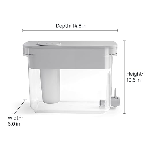 Culligan with ZeroWater Technology 33-Cup Water Filter Dispenser – Includes 5-Stage Advanced Water Filter, Certified to Reduce Lead, Total PFAS (Forever Chemicals), Mercury, Fluoride, and Chlorine - Image 10
