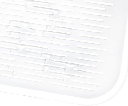 MicoYang Silicone Dish Drying Mat for Multiple Usage,Easy clean,Eco-friendly,Heat-resistant Silicone Mat for Kitchen Counter or Sink,Refrigerator or Drawer Liner Translucent 5XL 36inches x 18inches - Image 8