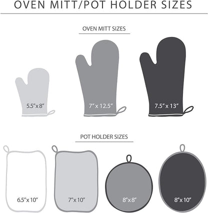 KitchenAid Asteroid Pot Holder 2-Pack Set, Pebbled Palm Green, 6.5"x10" - Image 6