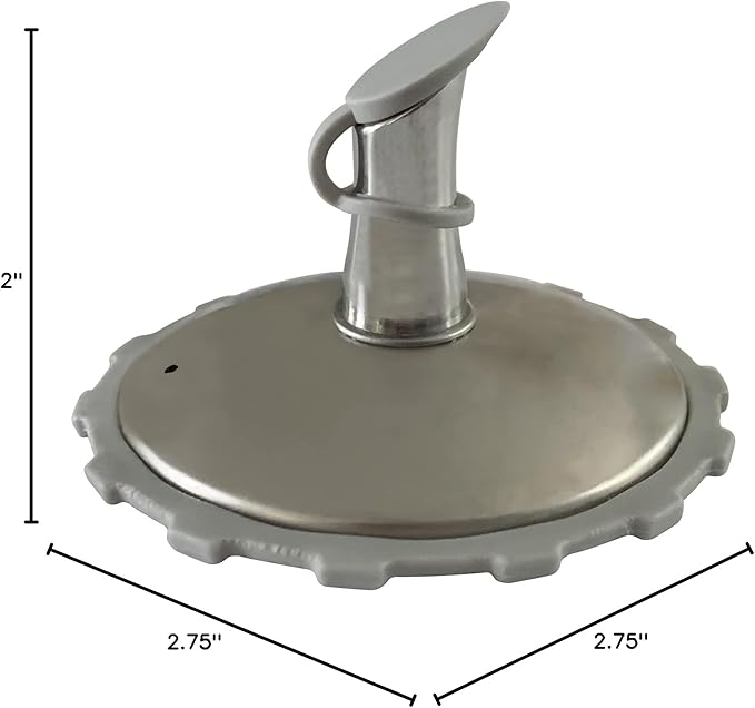 Jarware Stainless Steel Oil Cruet Lid, Regular Mouth Mason Jar Pour Spout Lid