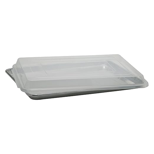 Winco Covers for Aluminum Sheet Pan, 13 by 18-Inch,Clear,Medium - Image 2