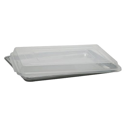 Winco Covers for Aluminum Sheet Pan, 13 by 18-Inch,Clear,Medium - Image 2