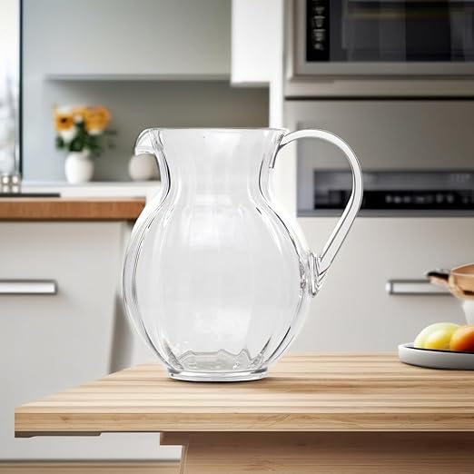 G.E.T. P-4090-PC-CL-EC Shatterproof Plastic Lemonade/Margarita Pitcher, 90 Fluid Ounce, Clear, Set of 1 - Image 3