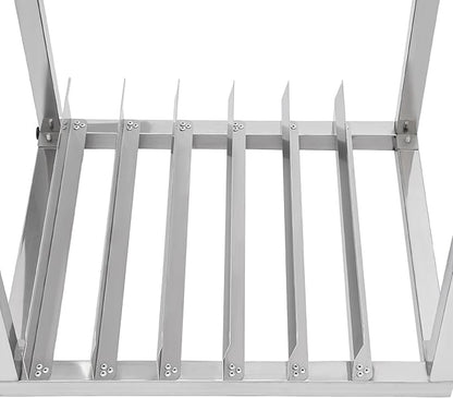 5 Tier Bun Pan Rack, Aluminum Bakery Rack for Half or Full Sheets, Commercial Dough Pizza Baking Tray Racks, Storage Cooling Rack, Bread Baking Equipment For Home Restaurant Kitchen (5 Tier)