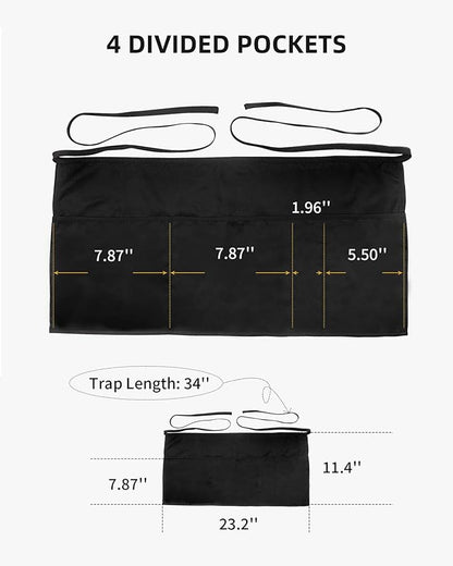 Xeoxarel Aprons with 4 Pockets (Available in 3 Pack / 7 Pack) 23.5'' X 11.5'' - Image 5