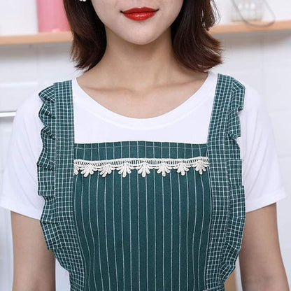 Cute Apron for Women with Pockets, Comfortable Kitchen Apron, Perfect for Cafe Shop, Baking, Gardening, Cooking.