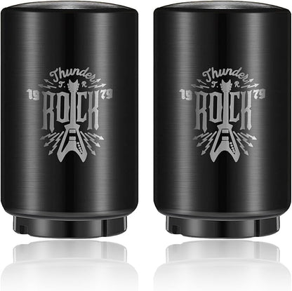 2PCS Automatic Beer Bottle Opener Drafts Top Beer Can Opener, Stainless Steel One-Handed Bottle Openers for Seniors, Portable for Kitchen Home Bar Restaurant Household Utensils Beer Accessories Gift