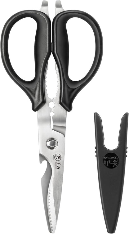 Cangshan 503343 9-inch Heavy-Duty Come-Apart Kitchen Shears with Guard by CangshanCutlery