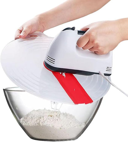 Hand Mixer Splatter Guard,Bowl Covers, Kitchen Anti Splash Screen, Silicone Shield,Egg Mixing Aid,Cooking Blender Covers,Frying Pan Lid,Pouring Protector,Guards Lids,Splashs Gaurd Tools