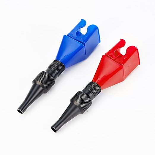 Funnels for Automotive Use,Flexible Draining Tool Snap Funnel, Retractable Automotive Fuel Funnel,Oil Snap for Cars and Motorcycles