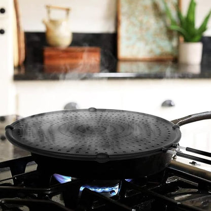 Splatter Screen for Frying Pan, Grease Splatter Guard, Heat-Resistant Splatter Guards for Frying, Silicone Splatter Guard for Everyday Cooking, Dishwasher Safe （16in×12in×0.5in） - Image 6