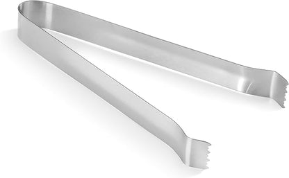 New Star Foodservice 42269 Restaurant-Grade Pom Tong, Stainless Steel, 6.5 inch, Set of 6, Silver by NewStarFoodservice