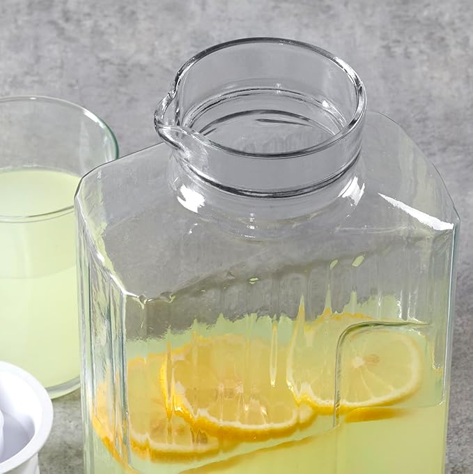 Anchor Hocking 2 Quart Bistro Pitcher with Lid, Pack of Two - Image 6