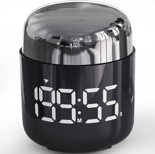 Digital Kitchen Timer,Countdown Countup Timer with Large LED Display Volume Adjustment,Timer for Cooking, Classroom Time for Kids and Teachers. (Silver) by MeesMeek