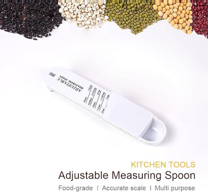 Adjustable Measuring Spoon with 5 Scales in One,1tsp, 1 1/2tsp, 2tsp, 2 1/2tsp, and 1 tbsp,Kitchen Measurements for Baking Cooking - Image 2