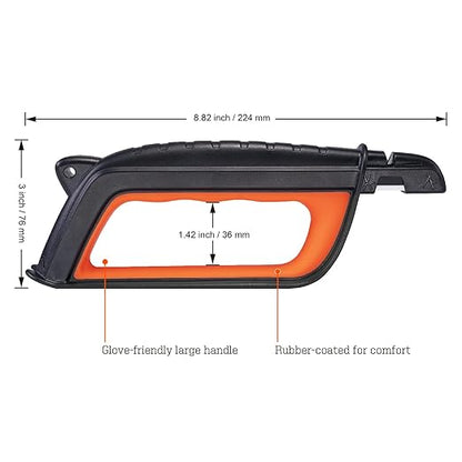 SHARPAL 103N All-in-1 Knife Garden Tool Multi-Sharpener for Lawn Mower Blade, Axe, Hatchet, Machete, Pruner, Hedge Shears, Scissors Mothers Day Gifts - Image 6