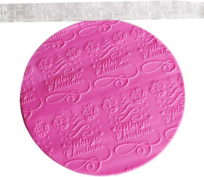 Rengue Acrylic Rolling Pin with 28 Patterns, Compliant Material, Comfortable Grip, 16 X 1 Cm, Lightweight for Dough and Pastry Acrylic Rolling Pin with 28 Patterns, Nan Kitchen (#10)
