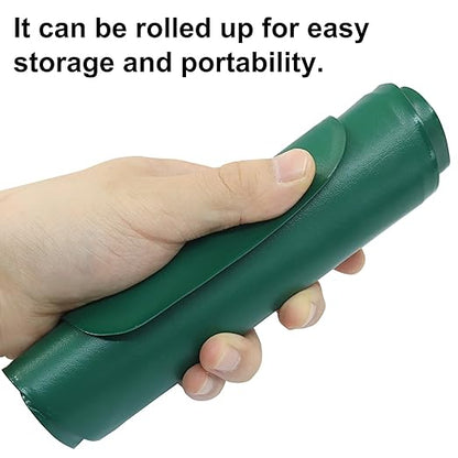 Flexible Foldable Oil Funnel, General Reusable Oil Change Draining and Filling Tool for Automotive Lawnmower Machine - Green