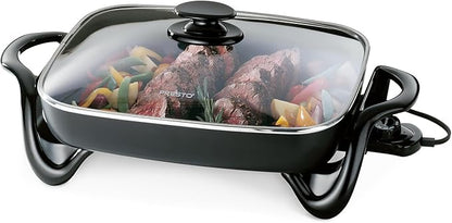 Presto 06852 16-Inch Electric Skillet with Glass Cover by PRESTO