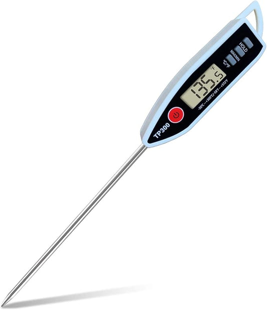 Digital Meat Food Thermometer for Candy Candle Milk BBQCooking Kitchen BBQ, Probe Instant Read Thermometer for Pork Deep Fry Roast Baking Temperature by NANGOALA