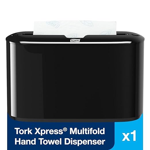 Tork Xpress Paper Towel Dispenser, Black, Single-Dispensing, Compatible with H2 Refills, Space-Saving Design (302028) - Image 3