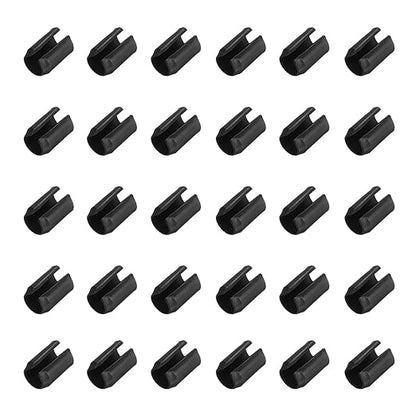 MECCANIXITY 120Pcs Slotted Split Roll Pins 4/25 Inch(4mm) Dia. 6/25 Inch(6mm) Length Steel Spring Tension Expansion Dowels for Secure Fastening, Black