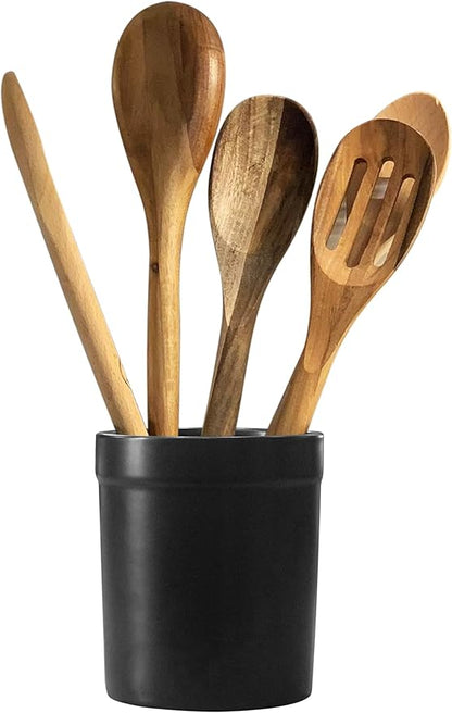 Fox Run 3951 Black Utensil Holder Large