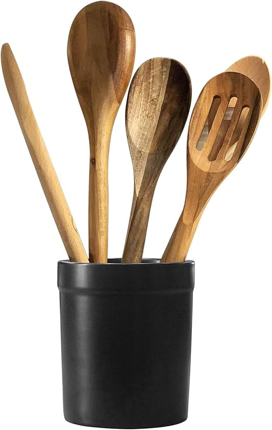 Fox Run 3951 Black Utensil Holder Large