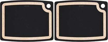 Epicurean Gourmet Series Cutting Board with Juice Groove 14.5-Inch by 11.25-Inch, Slate/Natural | (Pack of 2) by Epicurean