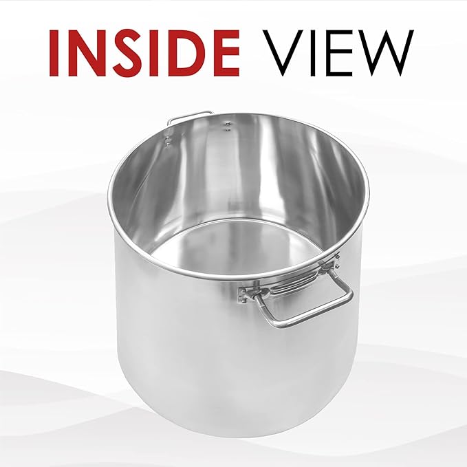 Concord Cookware Stainless Steel Stock Pot Kettle, 60-Quart - Image 4