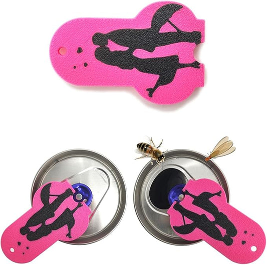 Soda Can Tab Opener Mini Soda Can Cover Easy Tab Opener and Drink Protector Cute Beverage Barricade Soda Protector for Beer,Coke,Aluminum Cans at Party,BBQ, Beach(Kiss)