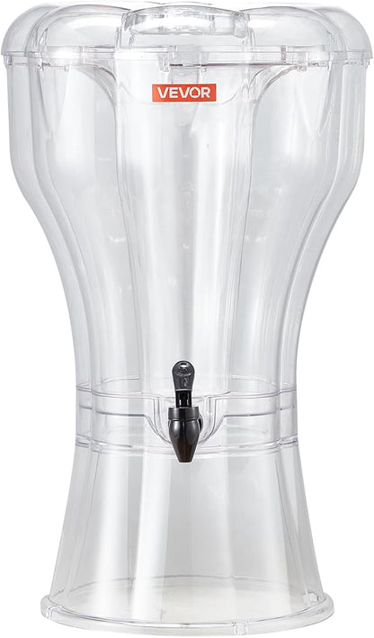 VEVOR Beverage Dispenser, 3.4 Gallon Drink Dispenser for Parties, Plastic Juice Dispensers with No-Drip Spigot, Iced Tea Lemonade Juice Water Dispensers, for Restaurants, Hotels, Parties - Image 9