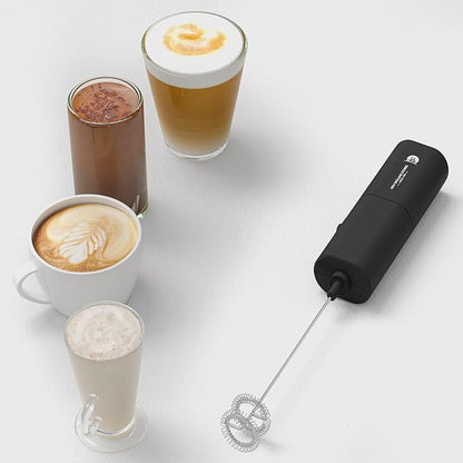 Powerful Milk Frother with Self-Stand Design, Handheld Foam Maker Mini Whisk Drink Mixer for Coffee, Cappuccino, Latte, Matcha, and Hot Chocolate - Image 5
