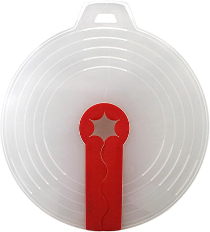 12 Inch Mixing Bowl Splatter Guard – BPA-Free Anti-Splash Screen for Hand & Electric Mixers – Flexible Fit, Transparent Silicone & PP, Dishwasher Safe by Dependable Industries