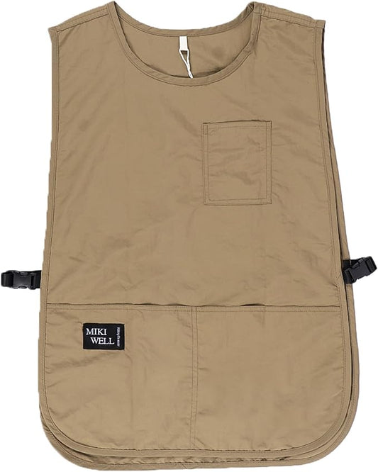 Waterproof Unisex Cobbler Apron with 4 Pockets Vest Style Ultralight Chef Waiter Work Overalls