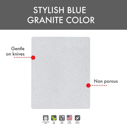 Dexas Superboard Reversible Pastry Board, 14 x 17 Inches, Granite Color - Dishwasher Safe, Ideal for Baking and Food Prep - Image 8