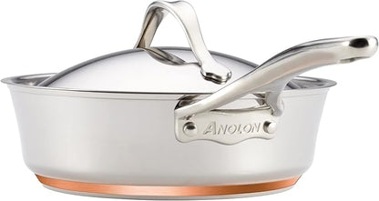 Anolon Stainless Steel & Hard Anodized Aluminum, Cookware Set (11 Piece) - Image 10