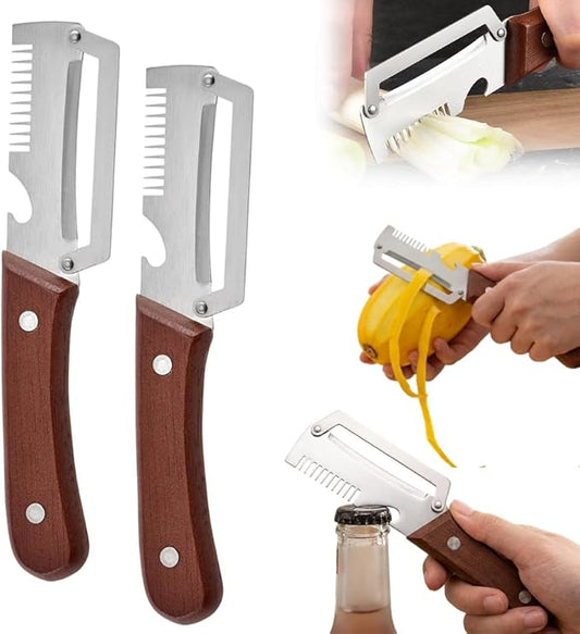 Vegetable Peeler, 2026 Upgrade Multifunctional Stainless Steel Peeler,Vegetable Peeler for Kitchen, Kitchen Gadgets Tool for Fruit Pumpkin Peeling Potato Carrot Veggie Peeler (2pcs)